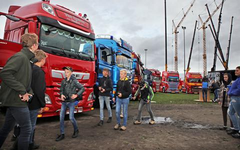 Genieten van honderden vrachtwagens in Staphorst.