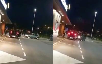 Automobilist ramt auto met kind tijdens ruzie bij McDonalds in Meppel.