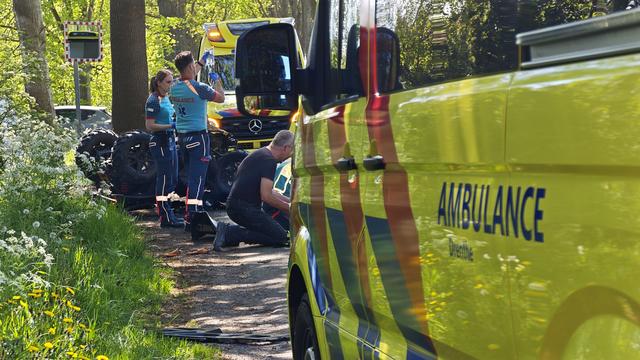 LIVE | Frontale botsing tussen bestelbusje en quad in Kerkenveld, bestuurder zwaargewond