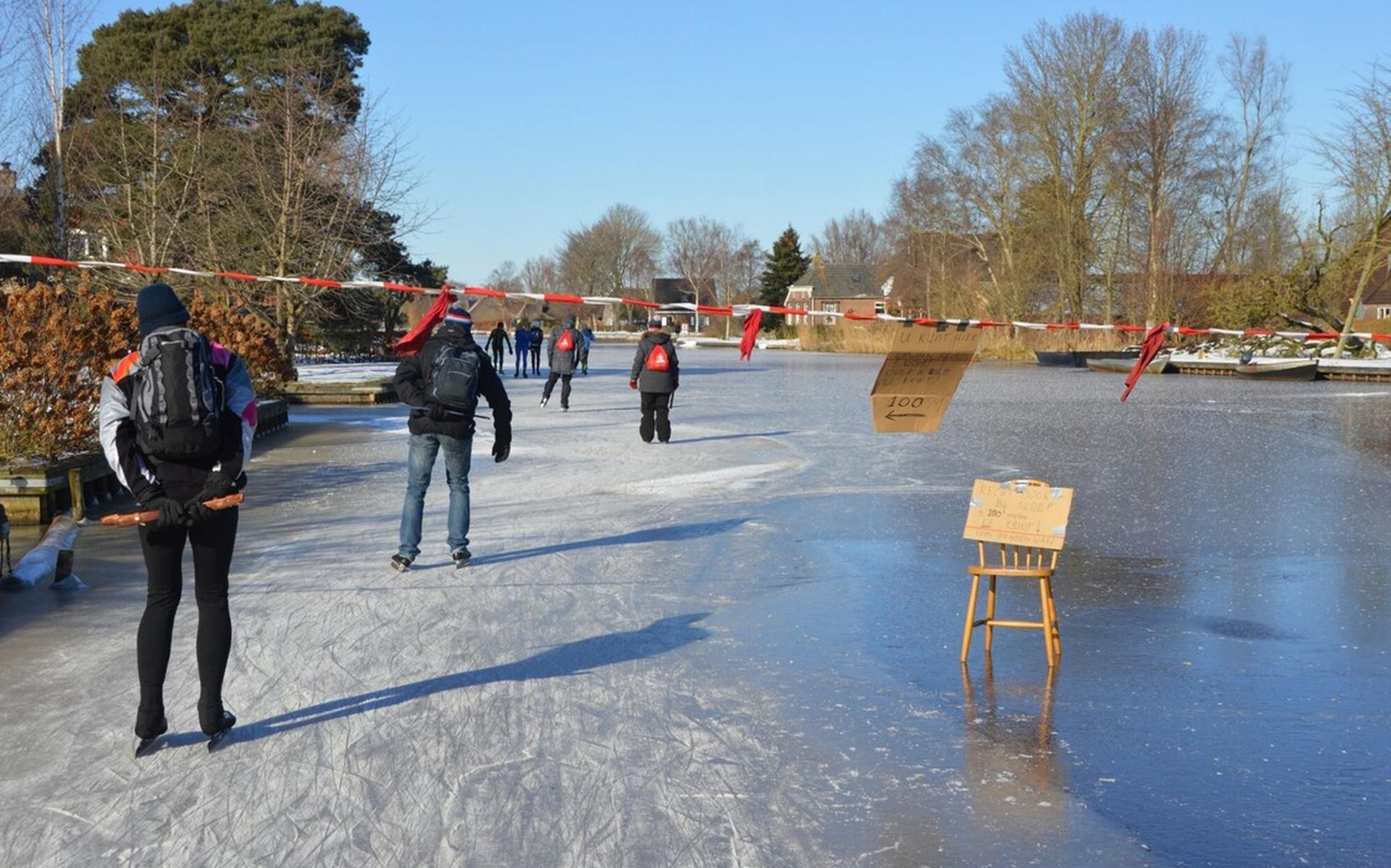Schaatsdrukte vooral in De Wieden, veel ruimte in de Weerribben - Steenwijker Courant