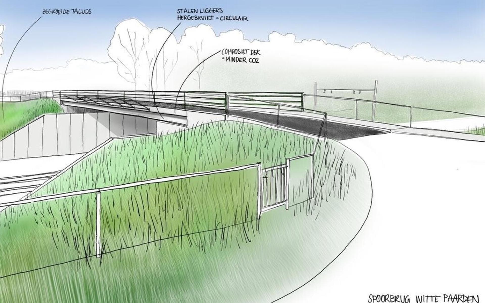 Werkzaamheden gammele ijzeren spoorbrug bij Witte Paarden begonnen: 'Vervanging van deze brug was no