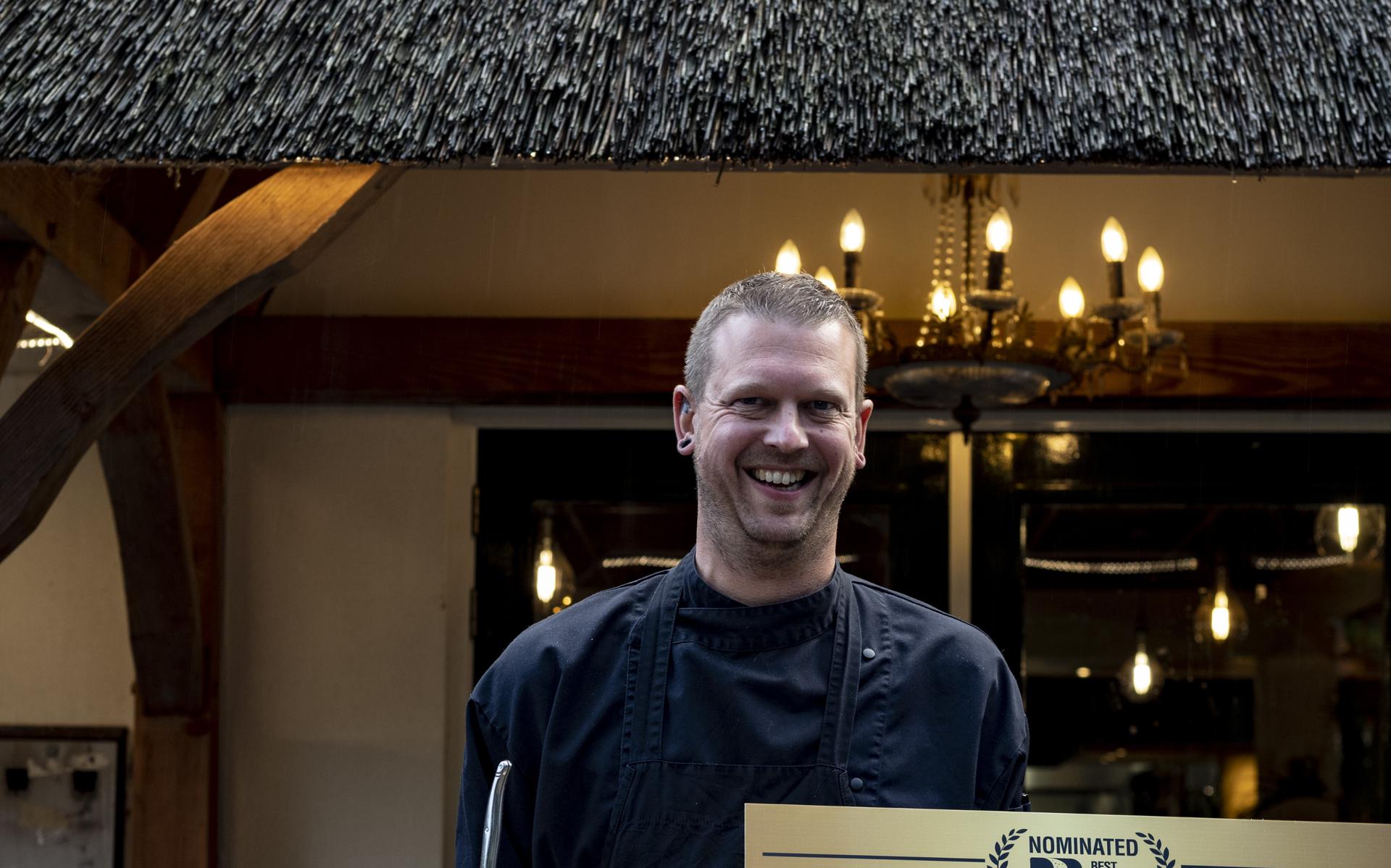 Chef Arno Greefhorst van restaurant de Heerlijkheid uit De Bult deed mee met zijn vegetarische hamburger.