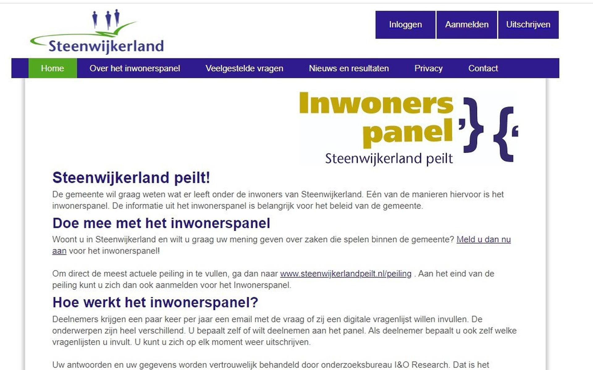 Ook inwoners buiten Steenwijkerland kunnen de enquêtes invullen. Geen goede zaak vindt GroenLinks.