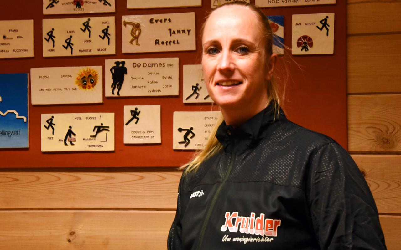 Louise Munsterman heeft haar draai gevonden in de atletiek en is blij met de sponsoring door Kruider Woninginrichting.