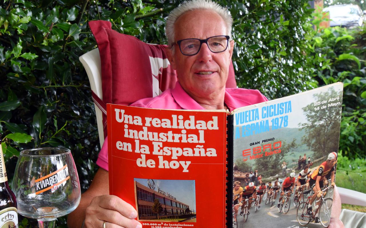 Roelof Groen heeft het routeboek van de Vuelta uit 1978 nog.