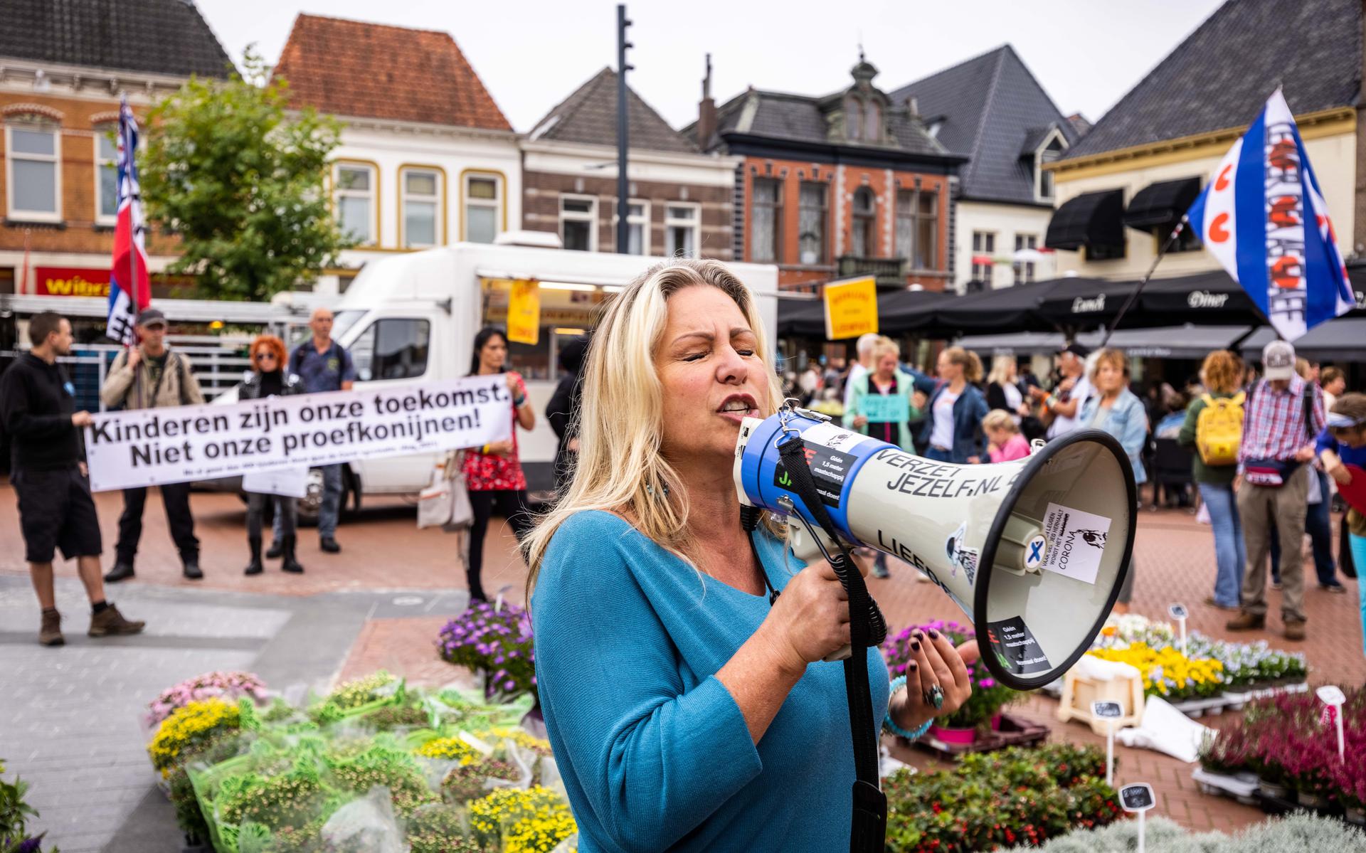 Demonstratie in Steenwijk.