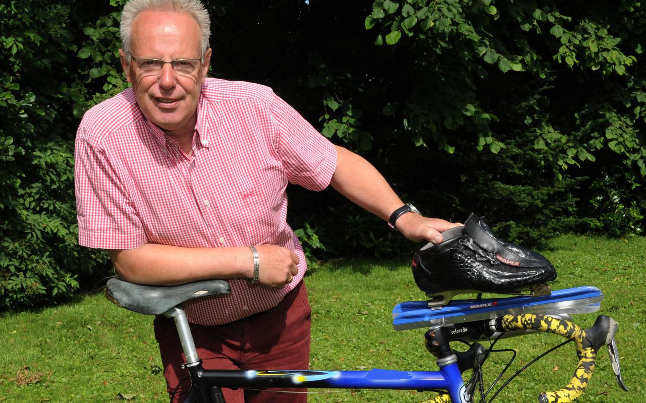 Oud-wielerprof en bestuurslid van het Spektakel van Steenwijk Roelof Groen is nog altijd verknocht aan de fiets. 