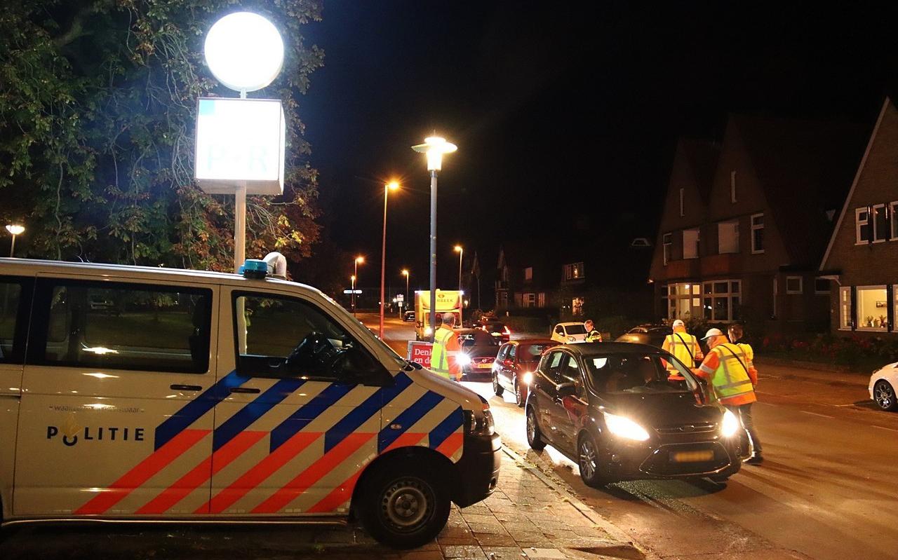 Controle van de politie in samenwerking met Veilig Verkeer Nederland Steenwijkerland.