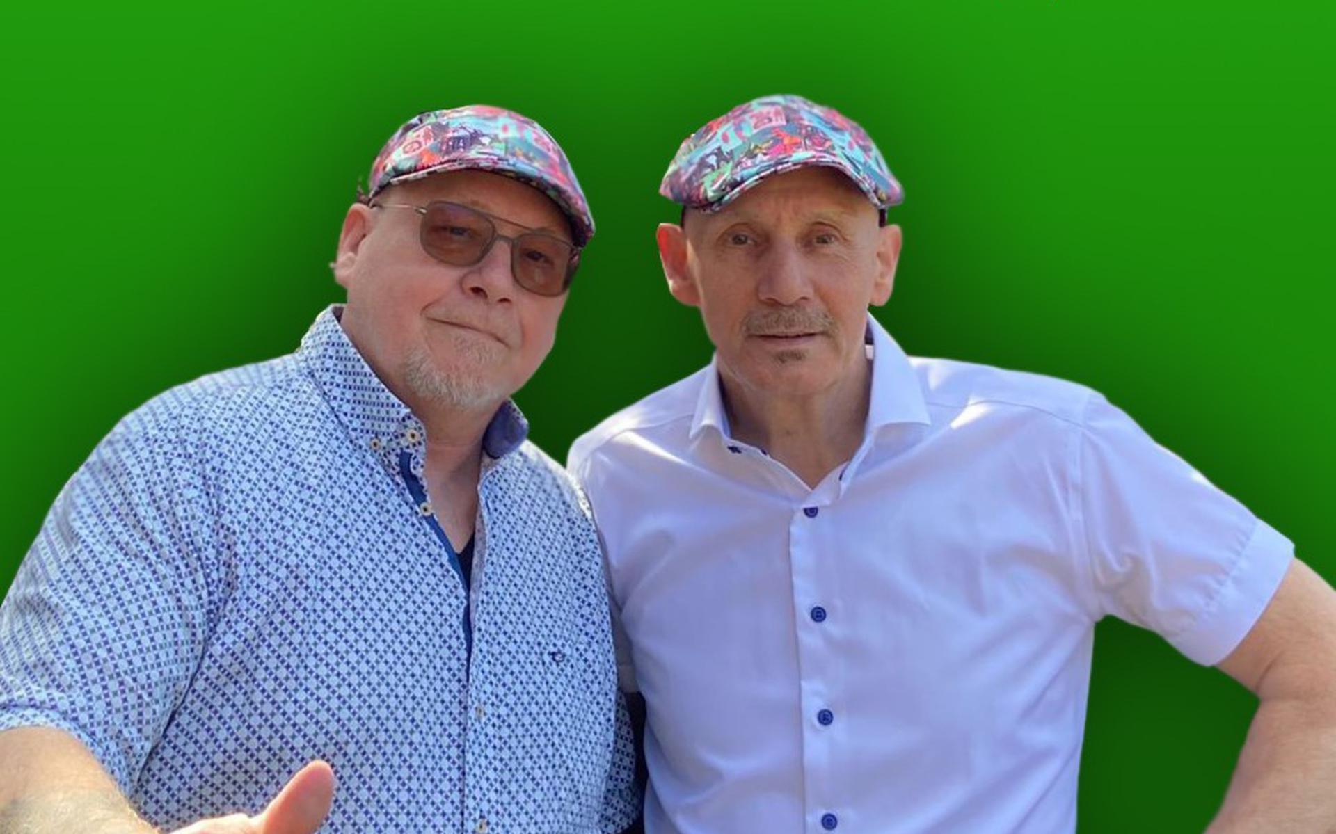 Eddy (links) en Henk Frenay alias Gebroeders-F.