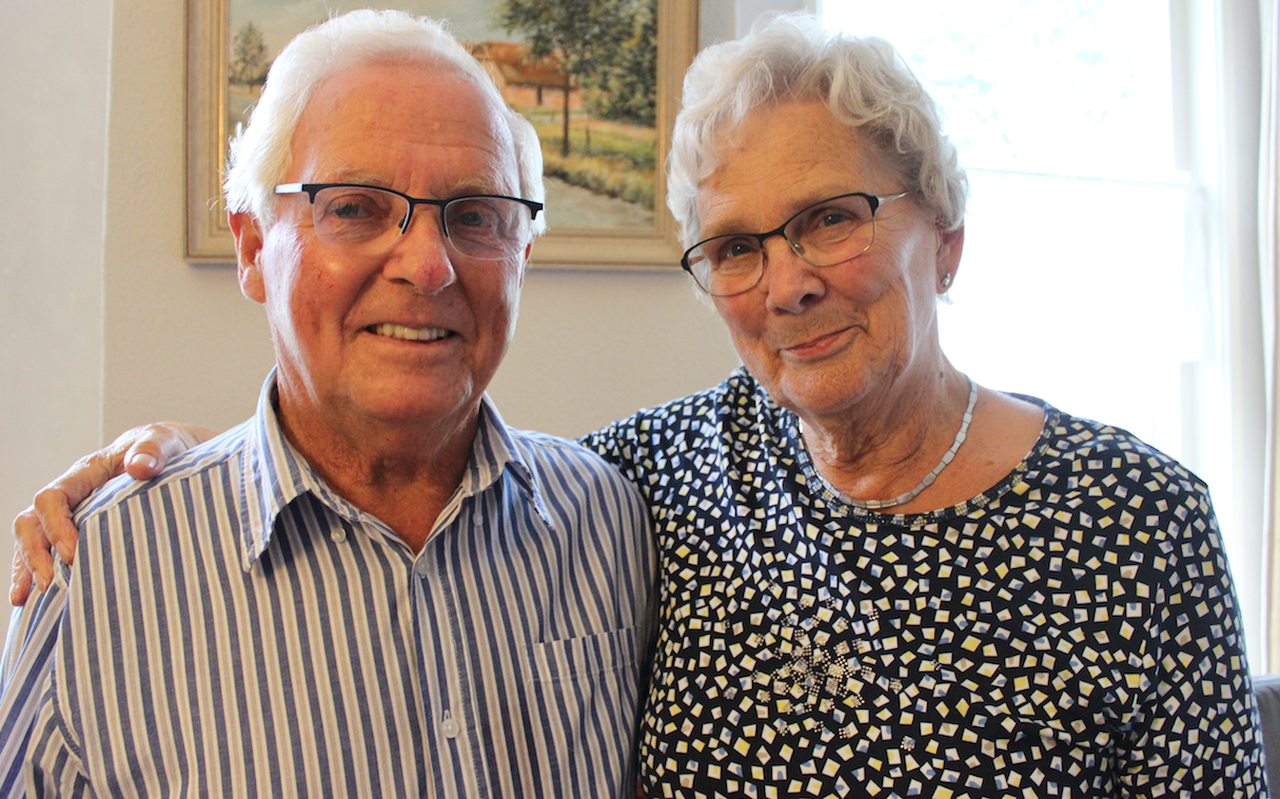 Bertus en Bertha Slot zijn 60 jaar getrouwd.