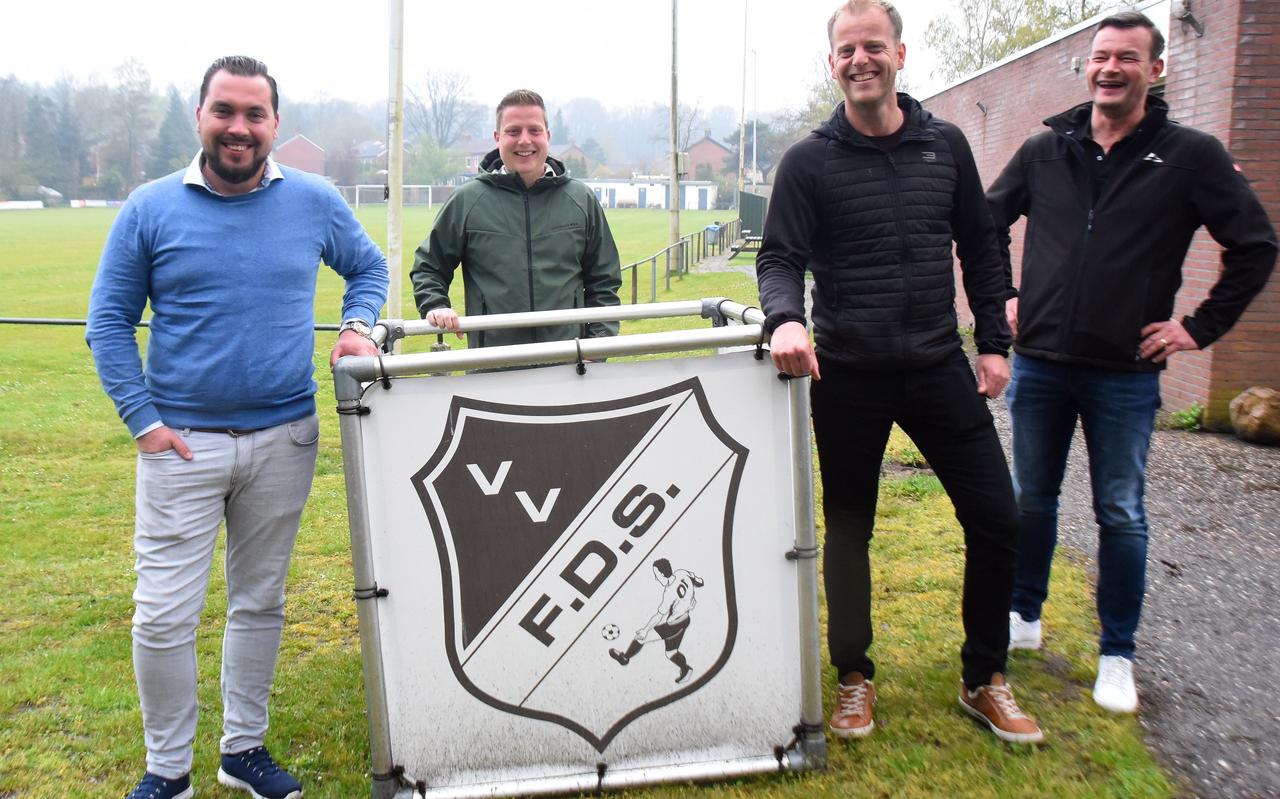 Het jonge bestuur van FDS is blij dat er met veel inzet meer leven in de club wordt geblazen. 