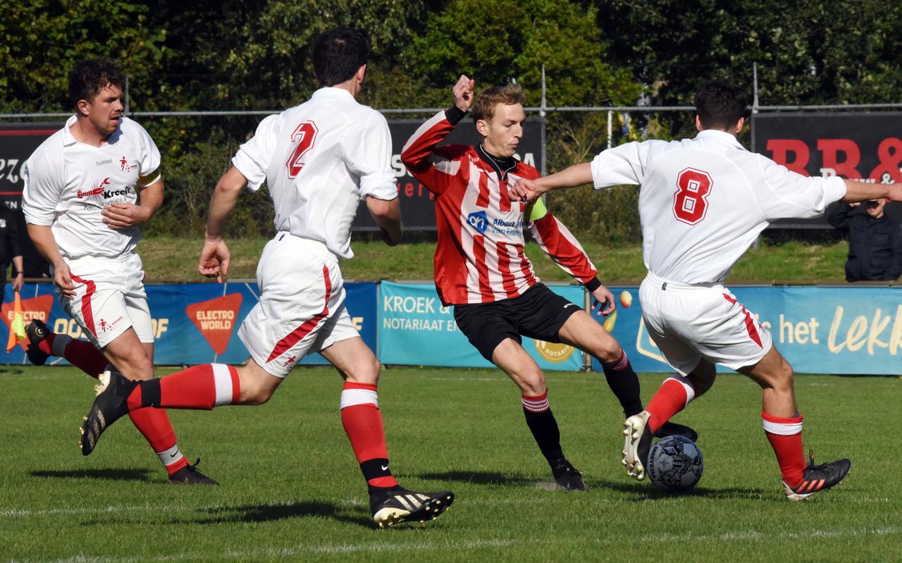 Vv Steenwijk kwam vorige week thuis tegen Nieuw Balinge niet verder dan 0-0.