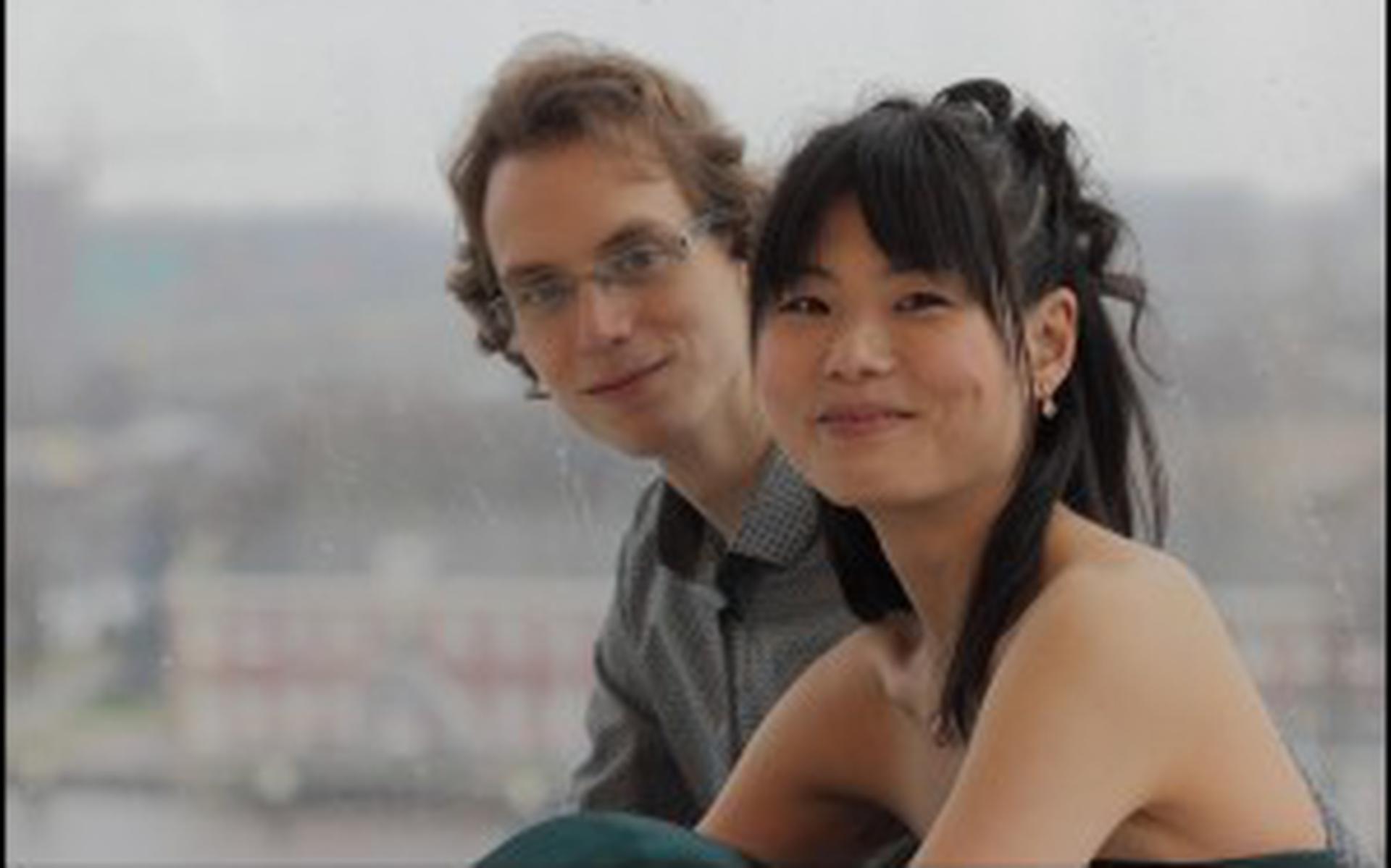 Pianotoptalenten Tobias Borsboom en Yukiko Hasegawa verzorgen het concert op 15 mei. 