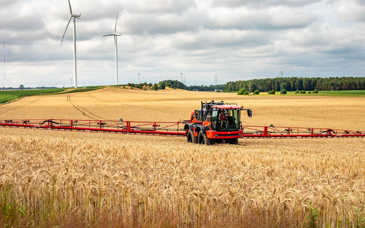 De spuitmachines van Agrifac zorgen ook in Oekraine voor de graanoogst. Het land is een van de grote producenten wereldwijd.