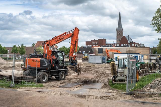 Bouw nieuwe Aldi Steenwijk is gestart, eind februari af