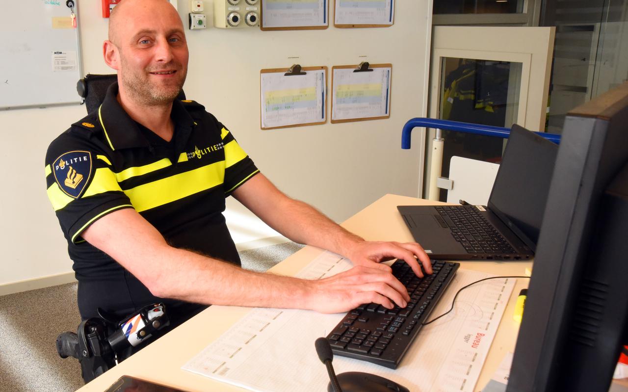 Marco Luigjes zegt dat de politie van Steenwijkerland druk is met de aanpak van cybercrime.