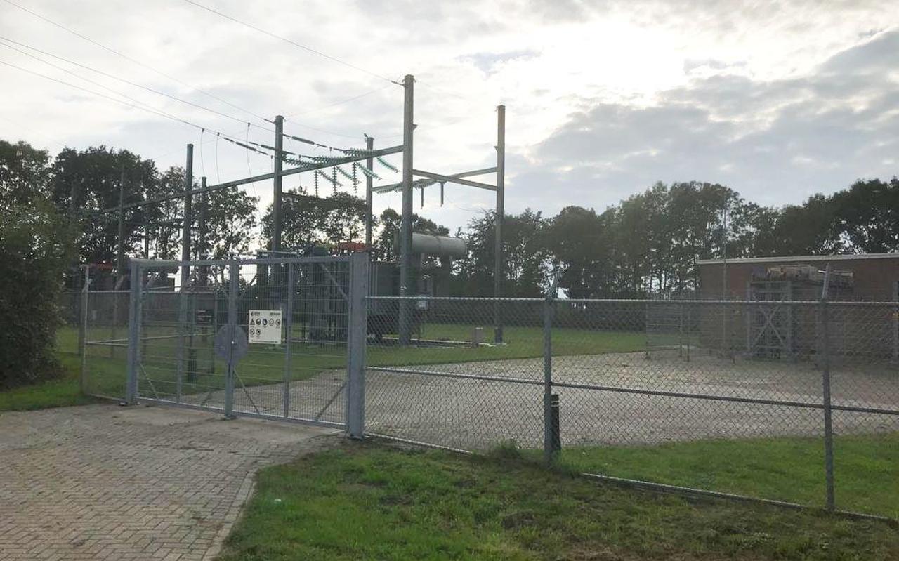 Het huidige transformatorstation aan Bedelaarspad tussen Onna en Steenwijk.