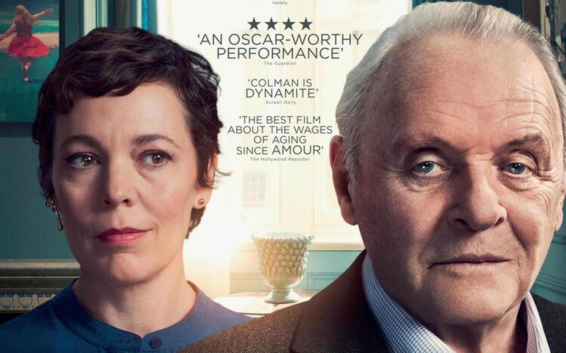 Anthony Hopkins en Olivia Colman in The Father.