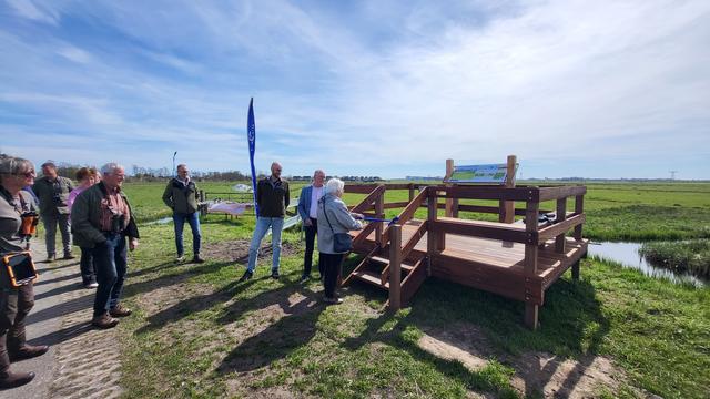 Uitkijkplatform Barsbekerbinnenpolder in gebruik genomen