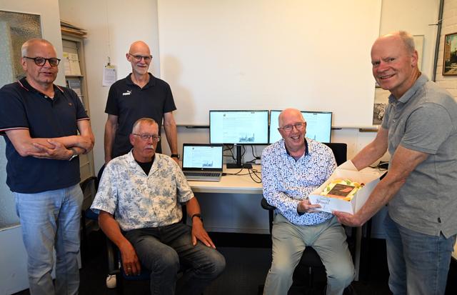 Taart van de Week voor de vrijwilligers van de Historische Vereniging Steenwijk en Omstreken